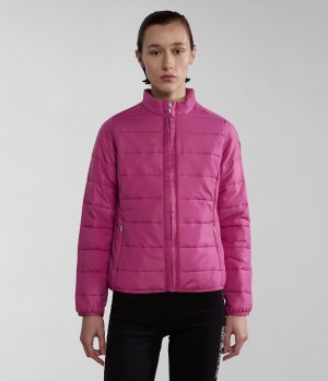 Napapijri Acalmar Short Jacket Puffer Jas Dames Roze | 9473208-NC