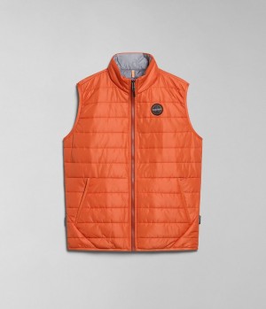 Napapijri Acalmar Vest Gilet Heren Oranje | 6459820-UK