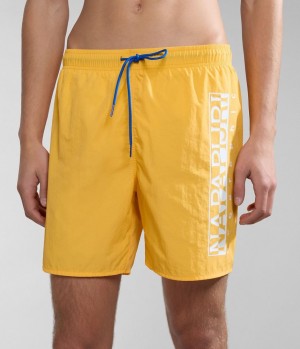 Napapijri Box Swimming Trunks Zwembroek Heren Geel | 2197584-FE