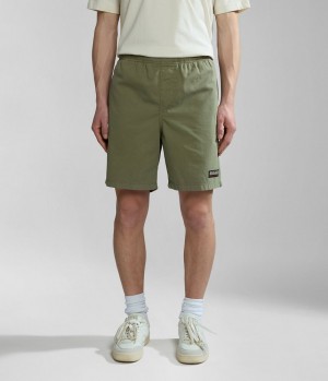 Napapijri Boyd Bermuda Shorts Korte Broek Heren Groen | 5372148-FC