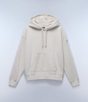 Napapijri Castor Hoodie Hoodie Dames Beige Zilver | 3897210-NG