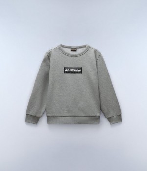 Napapijri Chamois Sweatshirt (4-16 YEARS) Sweatshirts Kinderen Grijs | 2475930-TQ