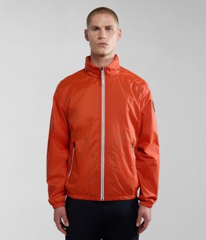 Napapijri Cloudy Windbreaker Short Jackets Heren Oranje | 7351629-ER