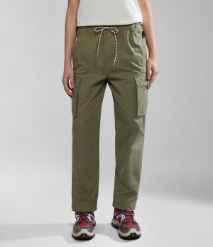 Napapijri Faber Cargo Trousers Cargo Broek Dames Groen | 7149038-RV