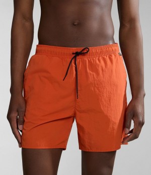 Napapijri Haldane Swimming Trunks Zwembroek Heren Oranje | 3421867-MF