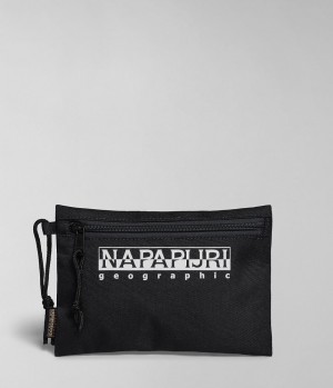 Napapijri Hornby Pencil Case Kleine Portefeuille Heren Zwart | 9815026-XR