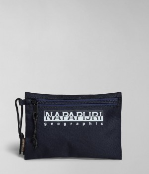 Napapijri Hornby Pencil Case Kleine Portefeuille Heren Donkerblauw | 5308162-ST