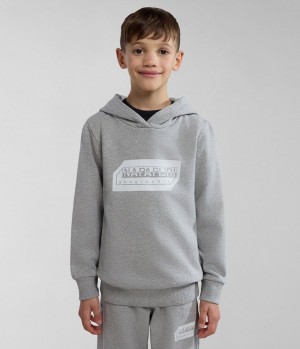 Napapijri Kitik Hoodie (4-16 YEARS) Hoodie Kinderen Grijs | 7216834-FA