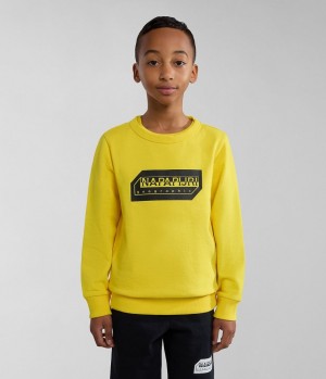 Napapijri Kitik Sweatshirt (4-16 YEARS) Sweatshirts Kinderen Geel | 6104957-UV