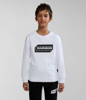 Napapijri Kitik Sweatshirt (4-16 YEARS) Sweatshirts Kinderen Wit | 6812079-OG