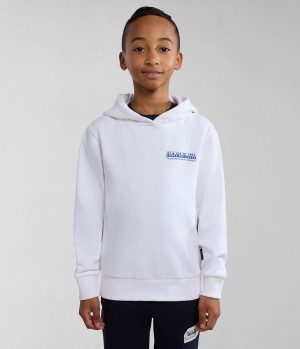 Napapijri Liard Hoodie (4-16 YEARS) Hoodie Kinderen Wit | 0716983-UM