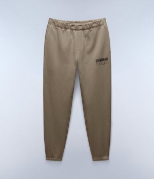 Napapijri Premium Joggers Joggingbroek Heren Beige | 5709862-DP