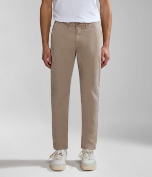 Napapijri Puyo All-Seasons Chino Trousers Chino Broek Heren Beige | 2786031-PR