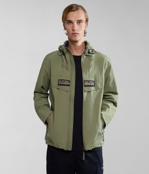 Napapijri Rainforest Open Summer Jacket Windjak Heren Groen | 6085243-AL