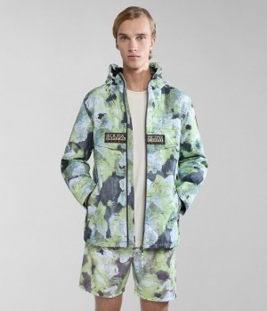 Napapijri Rainforest Open Summer Print Jacket Windjak Heren Multicolour | 8610354-AJ