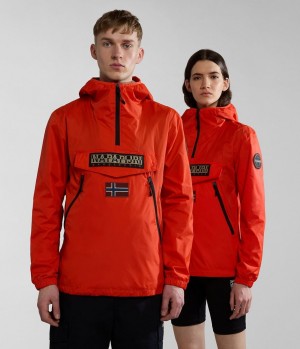 Napapijri Rainforest Ripstop Anorak Jacket - Unisex Regenjassen Dames Oranje | 2510467-GP