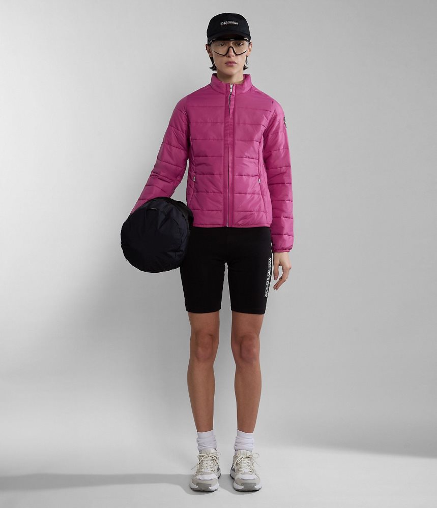 Napapijri Acalmar Short Jacket Puffer Jas Dames Roze | 9473208-NC