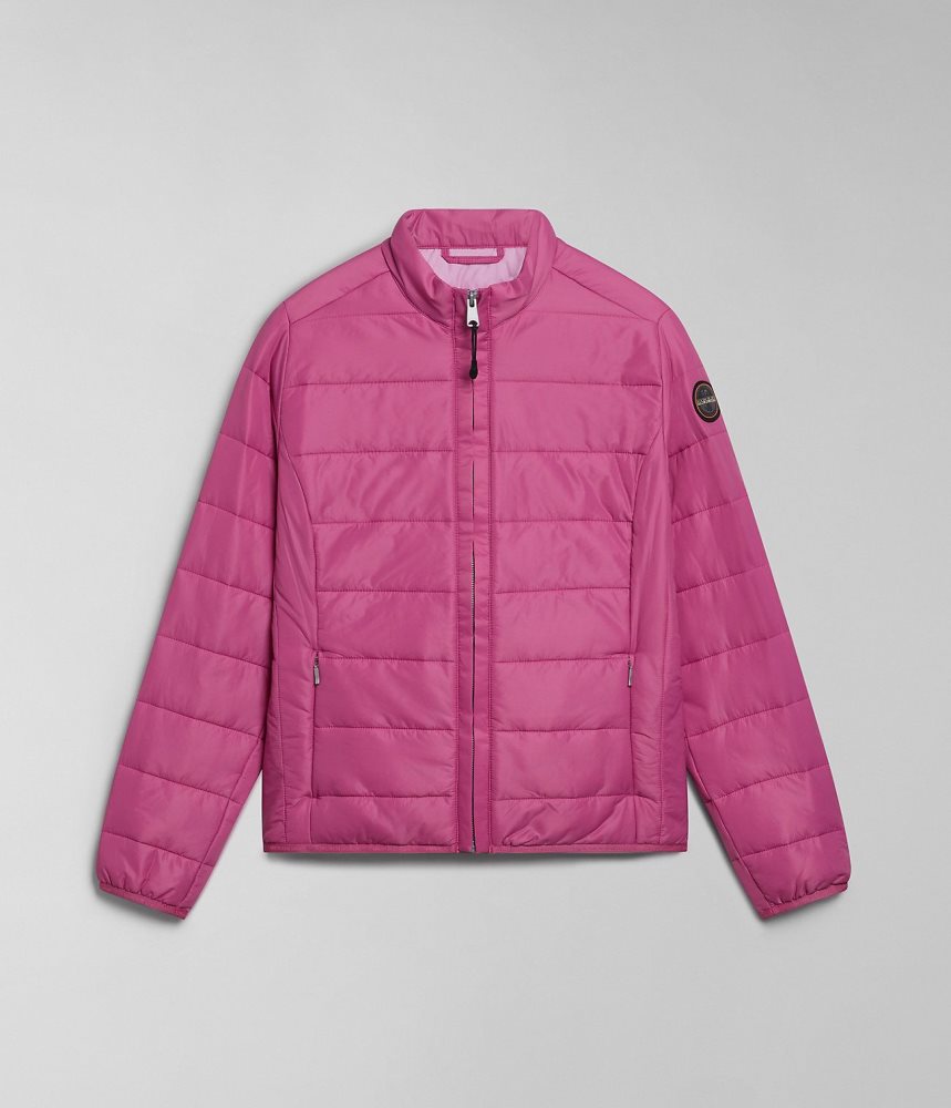 Napapijri Acalmar Short Jacket Puffer Jas Dames Roze | 9473208-NC