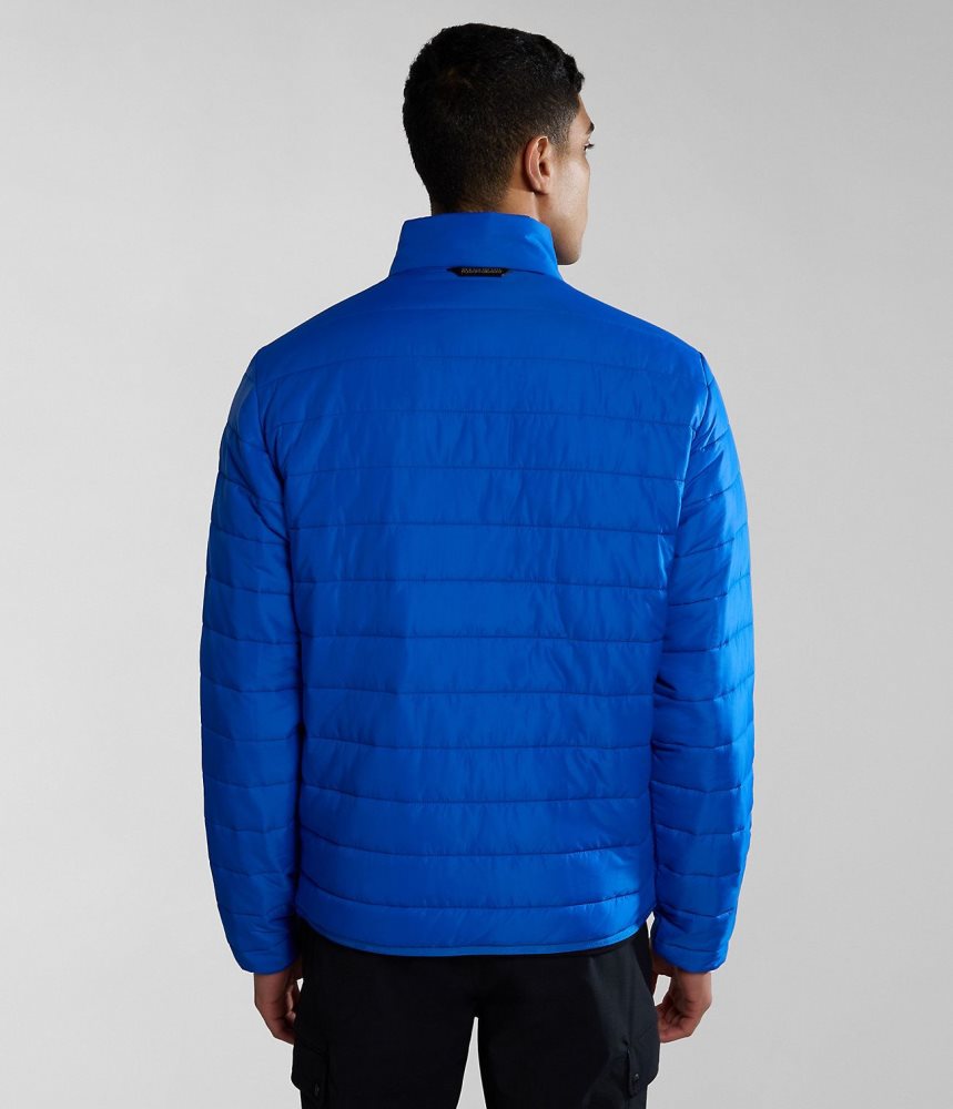 Napapijri Acalmar Short Jacket Puffer Jas Heren Blauw | 6532480-DB