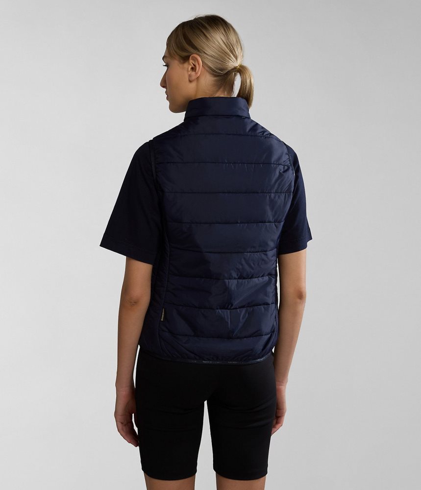 Napapijri Acalmar Vest Gilet Dames Donkerblauw | 0751923-LP