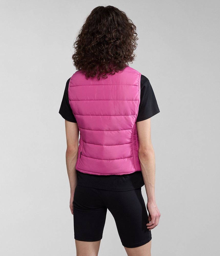 Napapijri Acalmar Vest Gilet Dames Roze | 9746108-BP