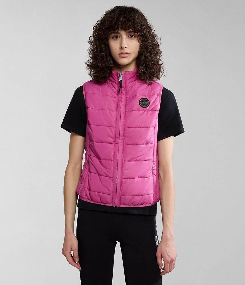 Napapijri Acalmar Vest Gilet Dames Roze | 9746108-BP