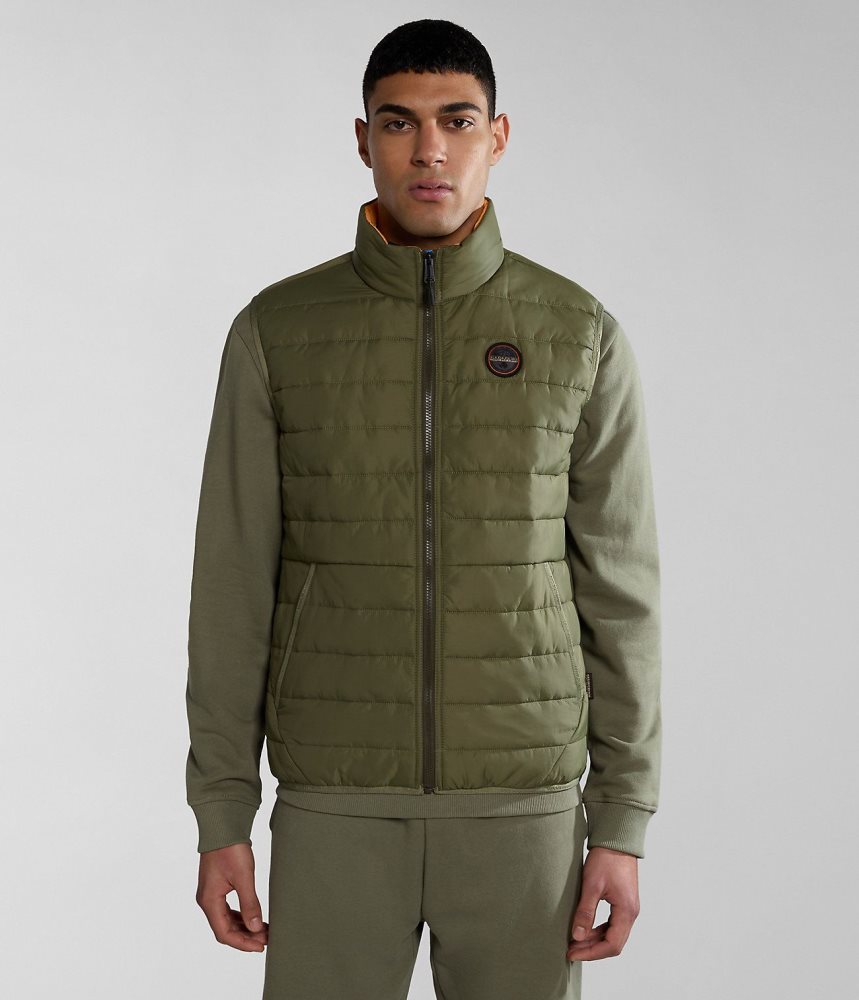 Napapijri Acalmar Vest Gilet Heren Groen | 2049186-BO