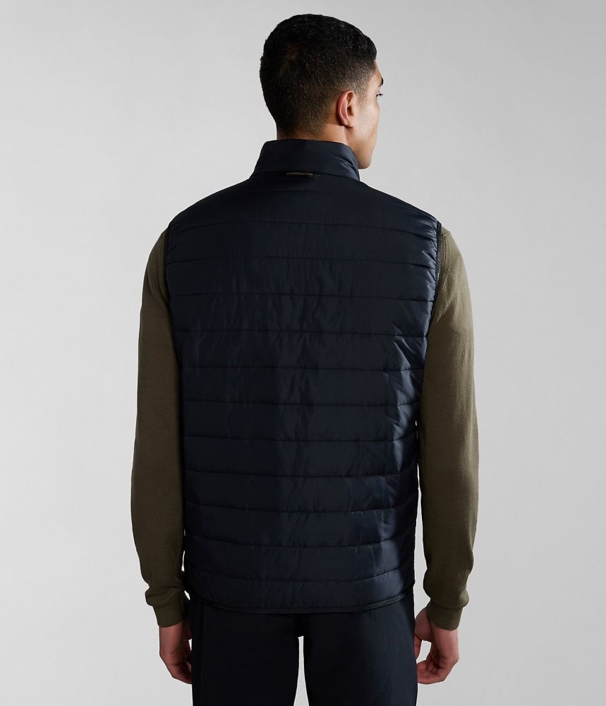 Napapijri Acalmar Vest Gilet Heren Zwart | 9607534-UV