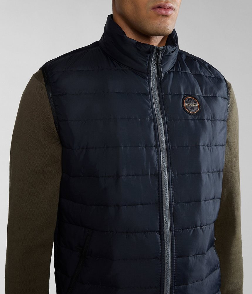 Napapijri Acalmar Vest Gilet Heren Zwart | 9607534-UV