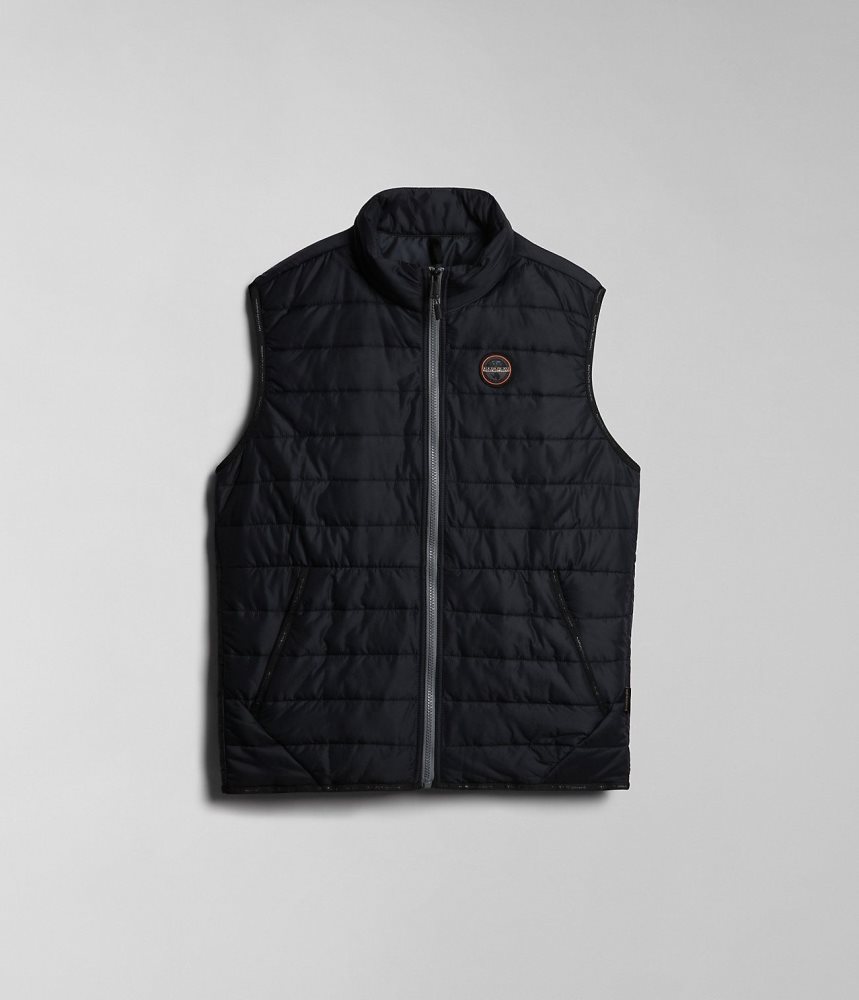 Napapijri Acalmar Vest Gilet Heren Zwart | 9607534-UV