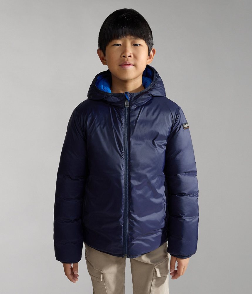 Napapijri Aerons Puffer Jacket (4-16 YEARS) Regenjassen Kinderen Blauw | 7942685-OB