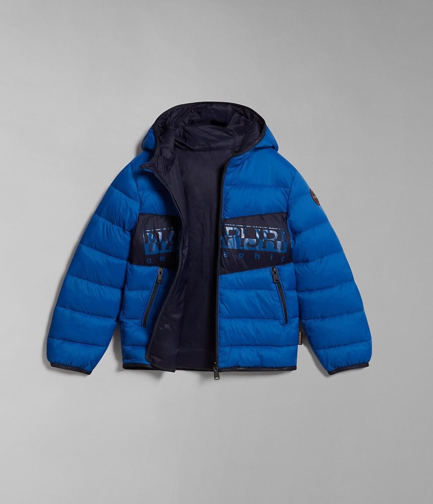 Napapijri Aerons Puffer Jacket (4-16 YEARS) Regenjassen Kinderen Blauw | 7942685-OB