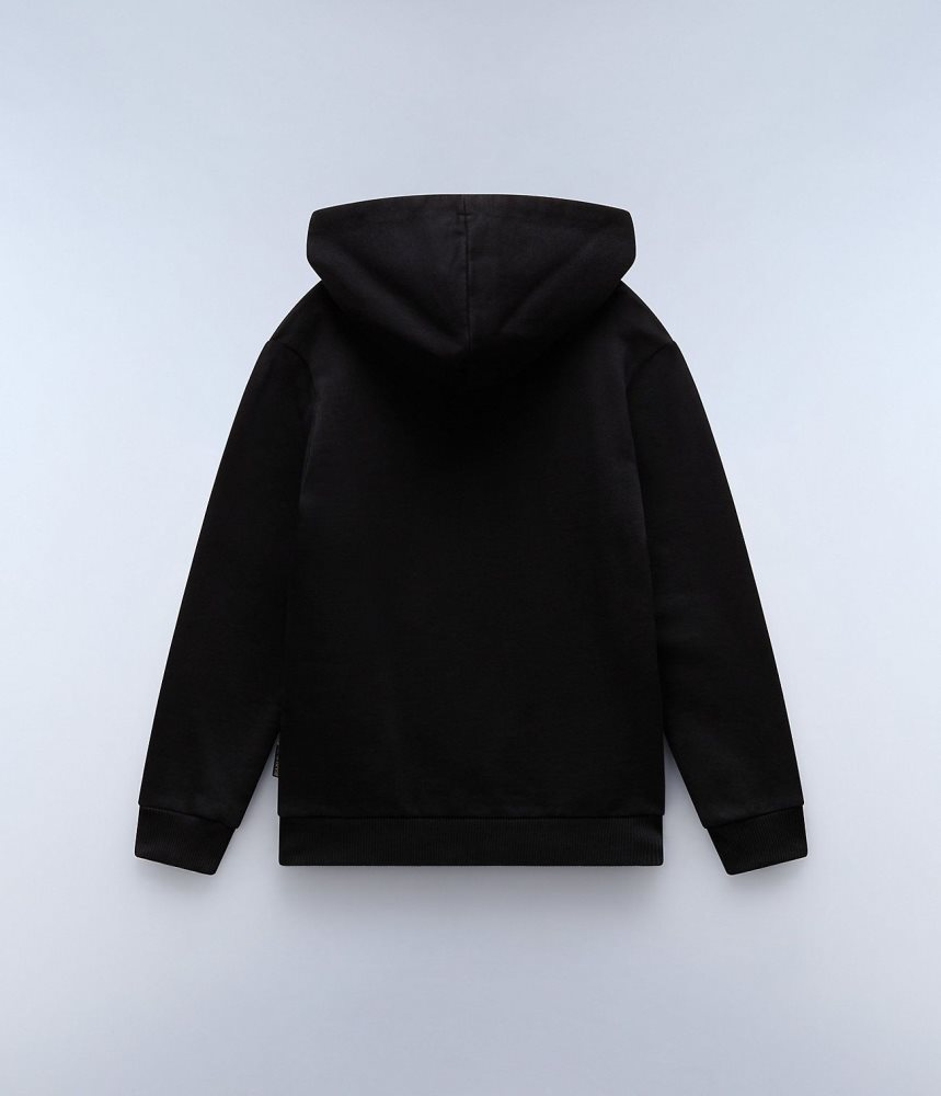 Napapijri Balis Hoodie (4-16 YEARS) Hoodie Kinderen Zwart | 3174892-XF