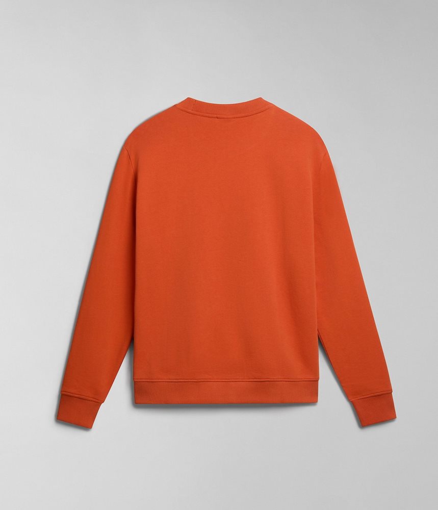 Napapijri Balis Summer Sweatshirt Sweatshirts Heren Oranje | 2193607-EU