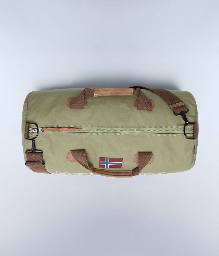 Napapijri Bering Duffle Bag Plunjezak Dames Groen | 0216543-IH