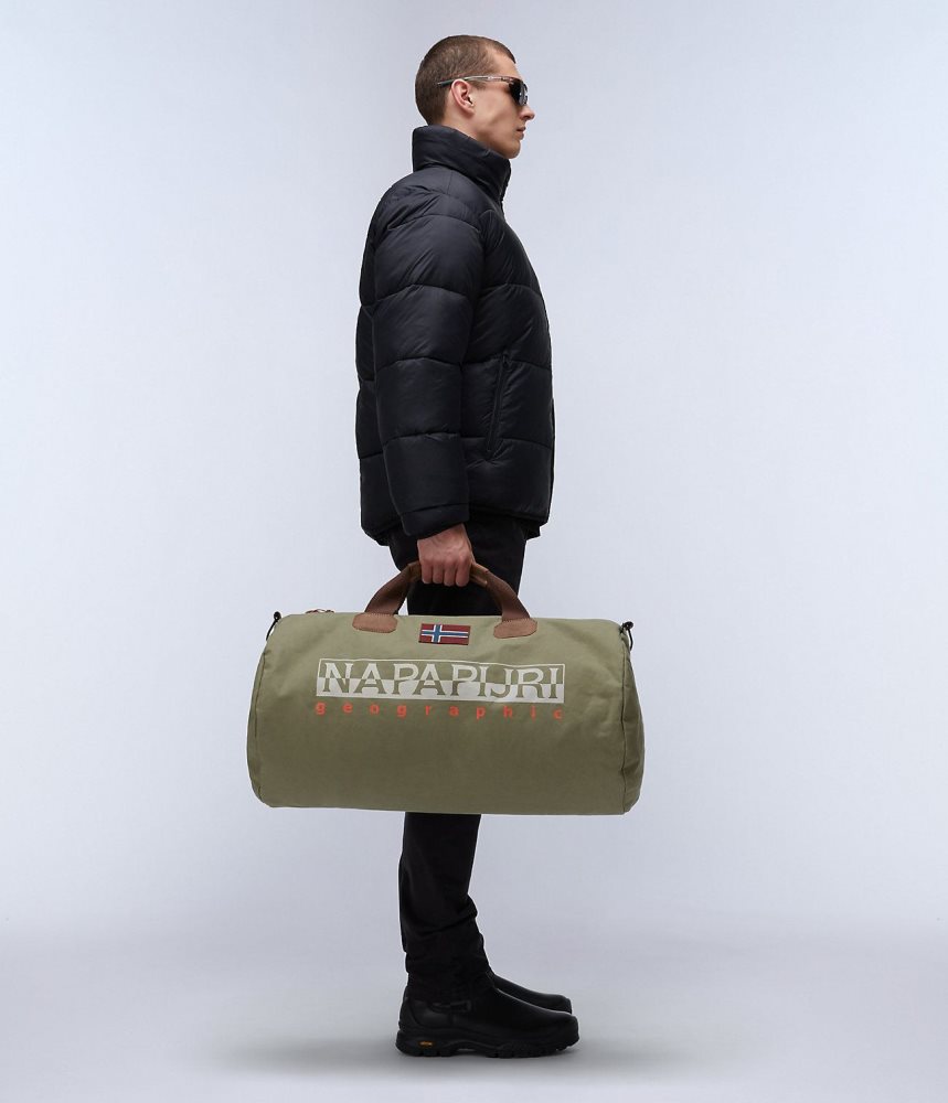 Napapijri Bering Duffle Bag Plunjezak Dames Groen | 0216543-IH