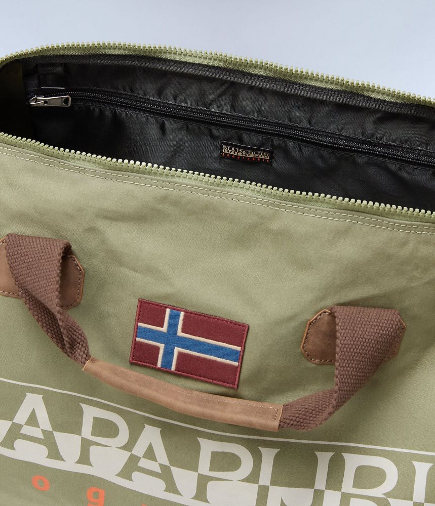 Napapijri Bering Duffle Bag Plunjezak Dames Groen | 0216543-IH