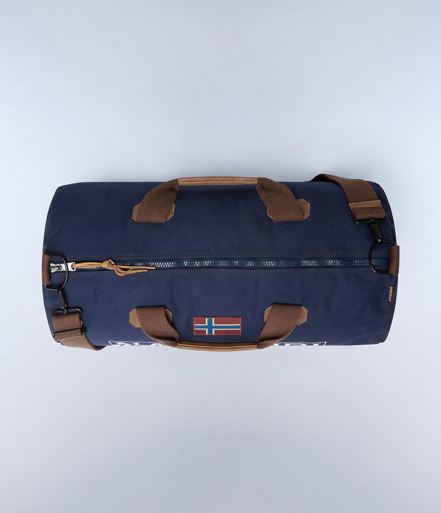 Napapijri Bering Duffle Bag Plunjezak Dames Donkerblauw | 4851976-MB