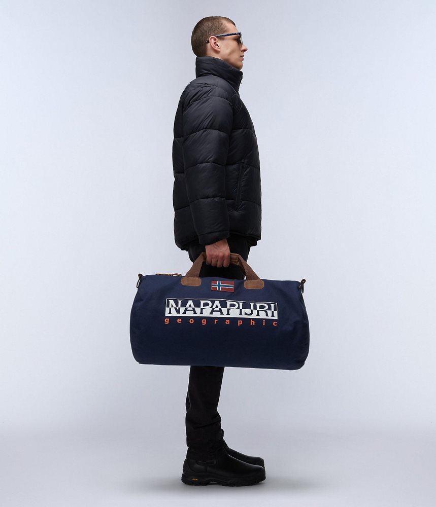 Napapijri Bering Duffle Bag Plunjezak Dames Donkerblauw | 4851976-MB