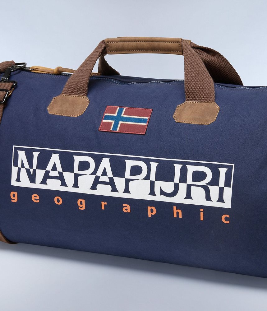 Napapijri Bering Duffle Bag Plunjezak Dames Donkerblauw | 4851976-MB