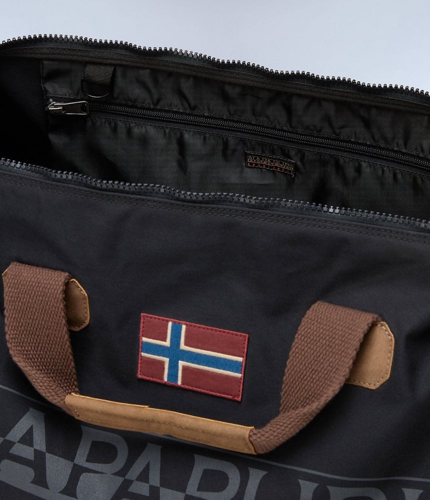 Napapijri Bering Duffle Bag Plunjezak Dames Zwart | 8356710-ET