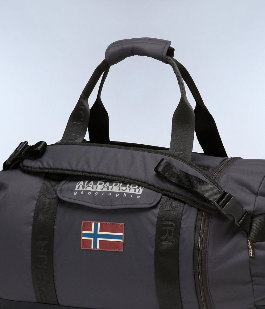 Napapijri Bering Travel Duffle Bag Plunjezak Heren Zwart | 9652831-JC