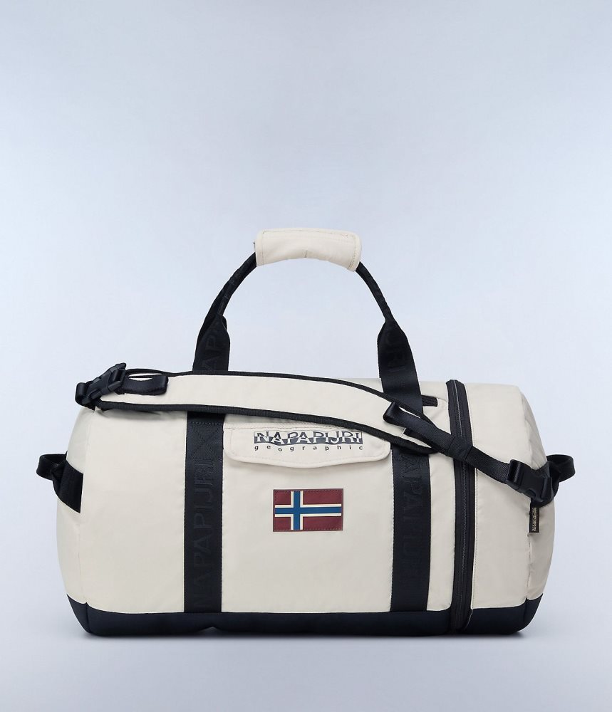 Napapijri Bering Travel Duffle Bag Plunjezak Kinderen Beige Zilver | 4673290-VO