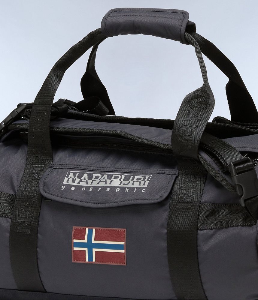 Napapijri Bering Travel Small Duffle Bag Plunjezak Kinderen Zwart | 3741859-KV