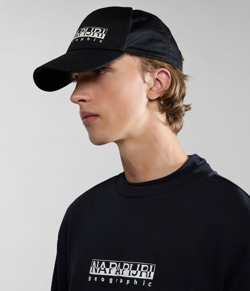 Napapijri Box Cap Hoeden Heren Zwart | 7489253-KR