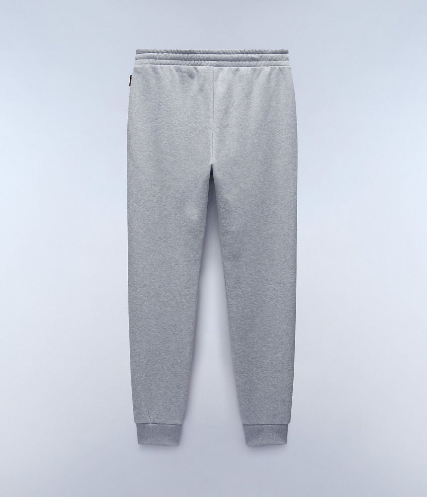 Napapijri Box Logo Joggers Joggingbroek Heren Grijs | 7091246-UN