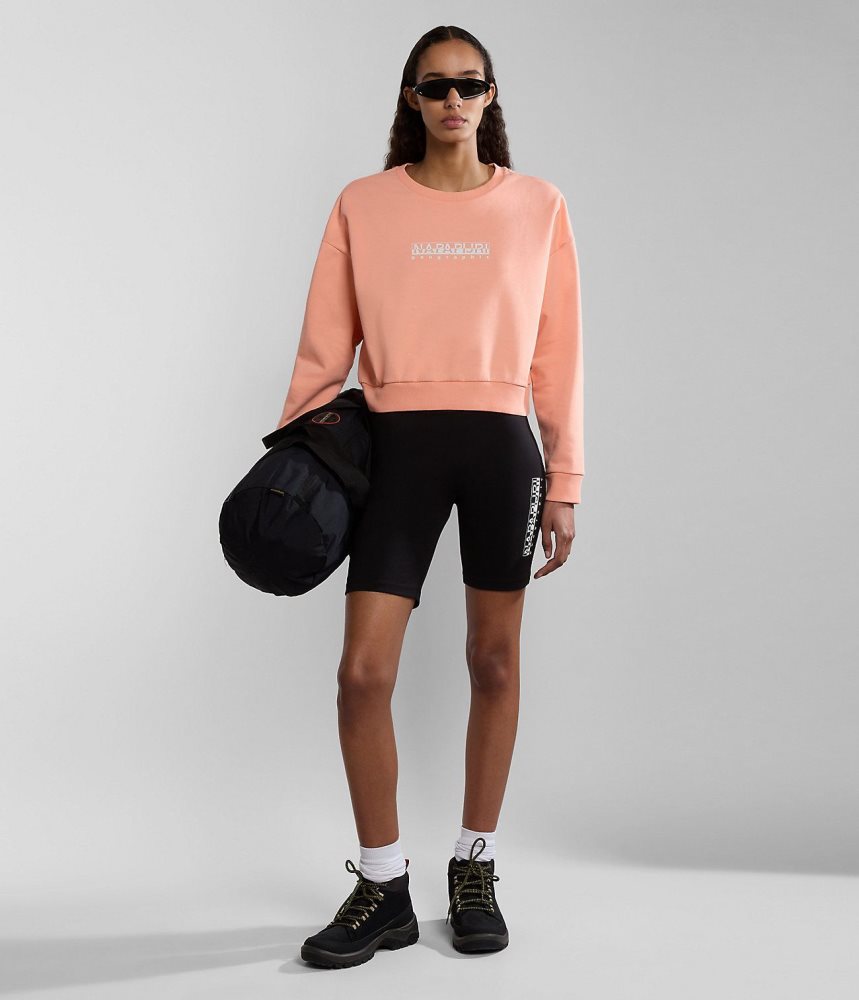 Napapijri Box Sweatshirt Sweatshirts Dames Roze | 7652803-IG