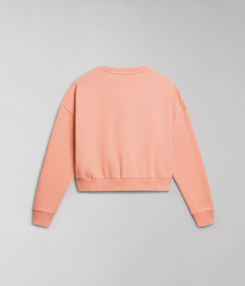 Napapijri Box Sweatshirt Sweatshirts Dames Roze | 7652803-IG