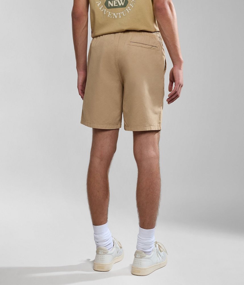 Napapijri Boyd Bermuda Shorts Korte Broek Heren Beige | 9527643-PH