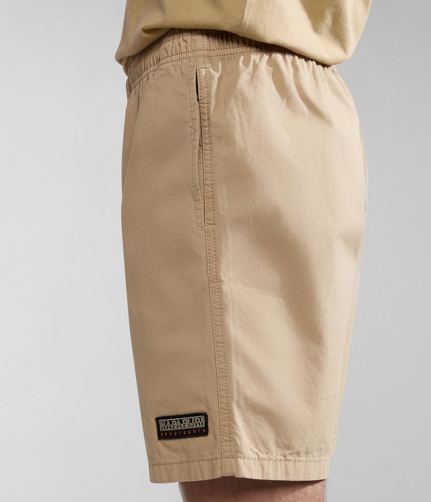 Napapijri Boyd Bermuda Shorts Korte Broek Heren Beige | 9527643-PH